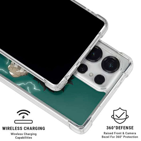 My Hero Academia Deku Season 4 Galaxy S25 Ultra Clear Case